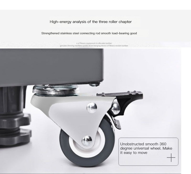 Support Machine A Laver Seche Linge 8 Pieds 4 Roulettes