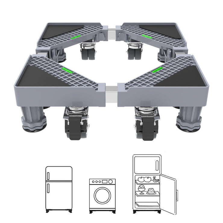 Support Machine A Laver Seche Linge 8 Pieds 4 Roulettes