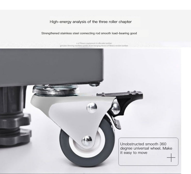 Support Machine A Laver Seche Linge 8 Pieds 4 Roulettes