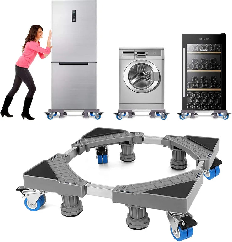 Support Machine A Laver Seche Linge 8 Pieds 4 Roulettes