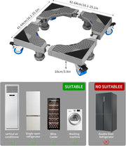 Support Machine A Laver Seche Linge 8 Pieds 4 Roulettes